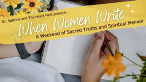 When Women Write Workshop presented by Dr Sabrina M'Diaye